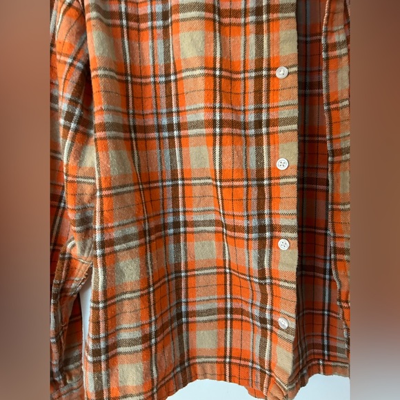 cropped flannel- medium boohoo man - Picture 3 of 5